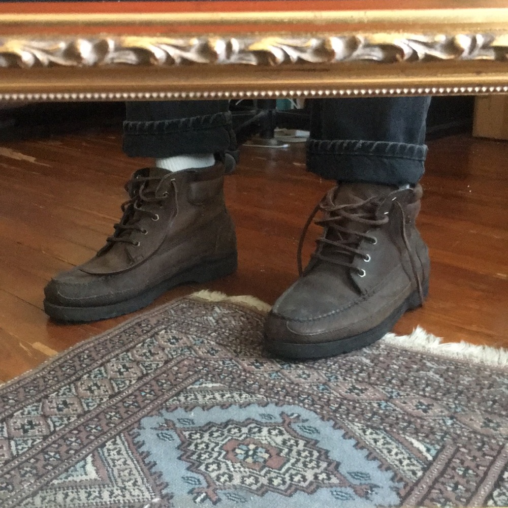 Trader Bay Leather Boots Brown (size 12)